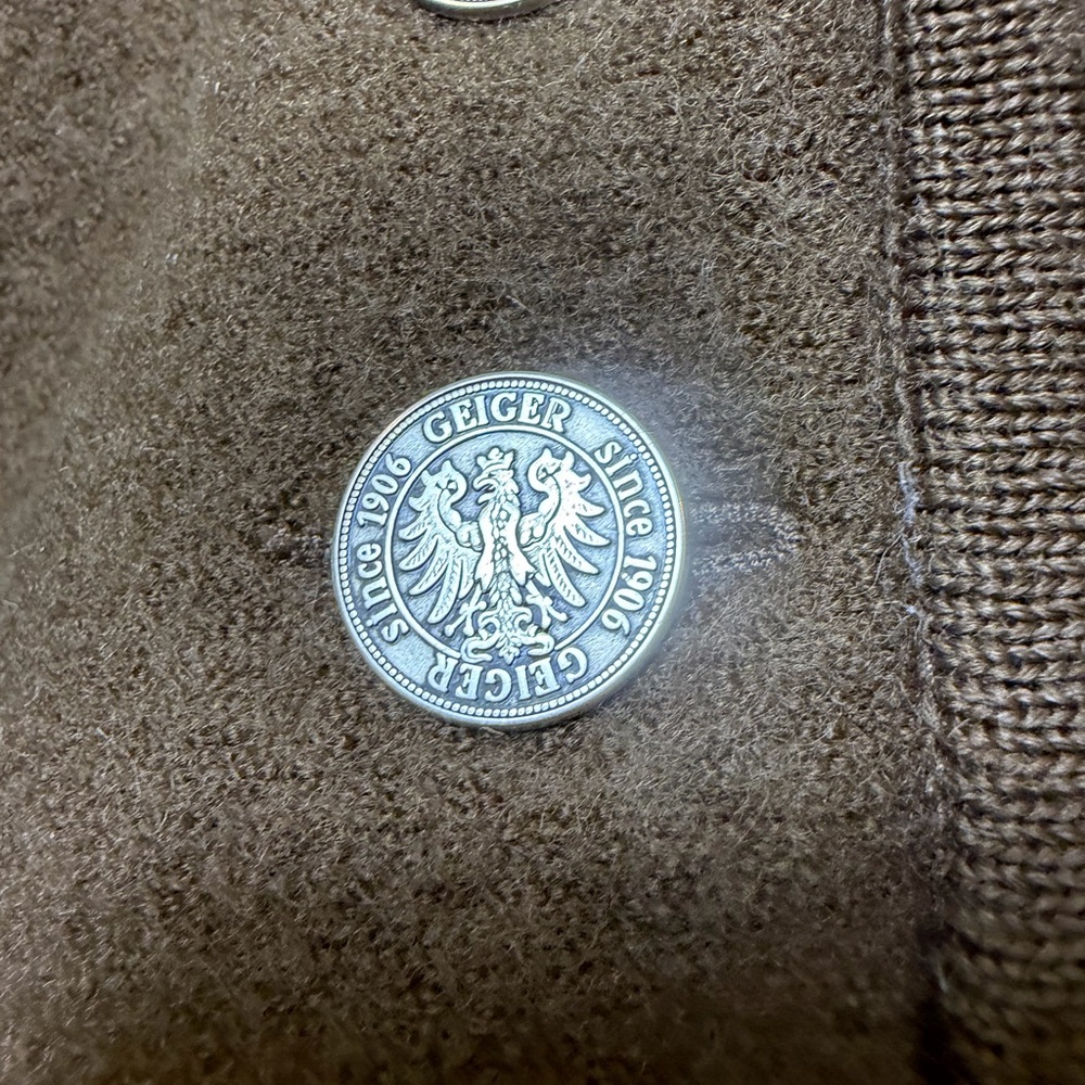 Vintage Geiger of Austria Boiled Wool Cardigan/Coat - Picture 6 of 8